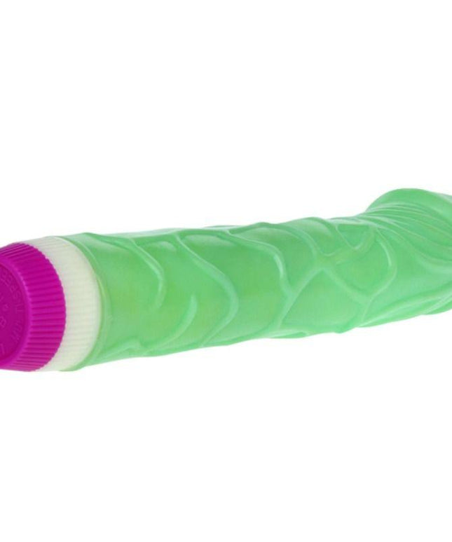 baile vibratore onde di piacere 23 cm verde