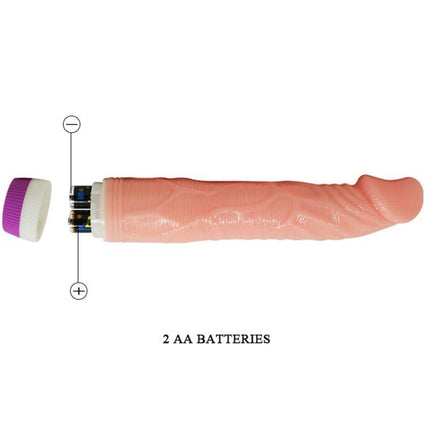 baile vibratore naturale realistico 22 cm