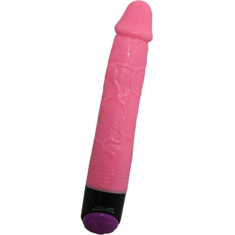 baile vibratore sex realistico colorato rosa 23 cm