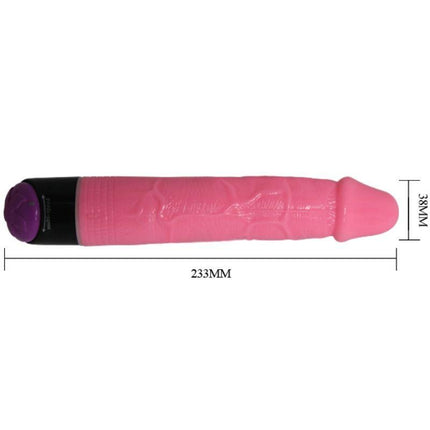 baile vibratore sex realistico colorato rosa 23 cm