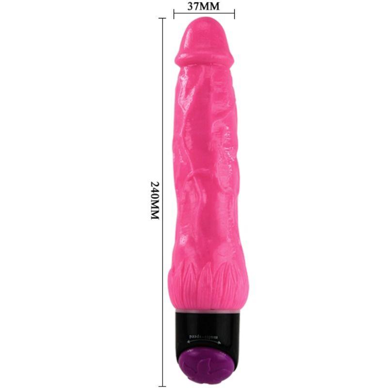 baile vibratore sesso realistico colorato rosa 24 cm