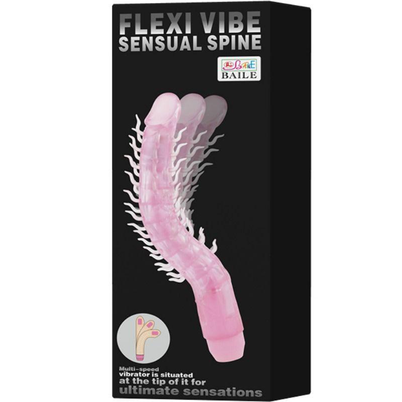 baile dildo vibrante flessibile sensual spine flexi vibe 23 5 cm