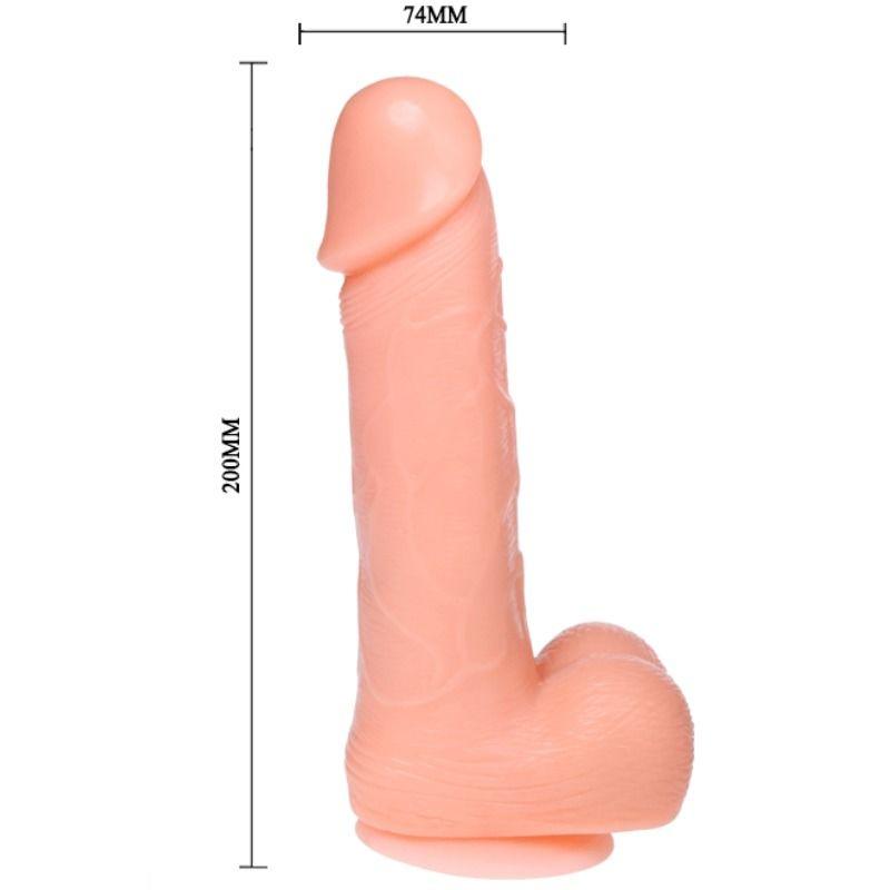 baile dildo dong realistico vibrazione e rotazione 20 cm