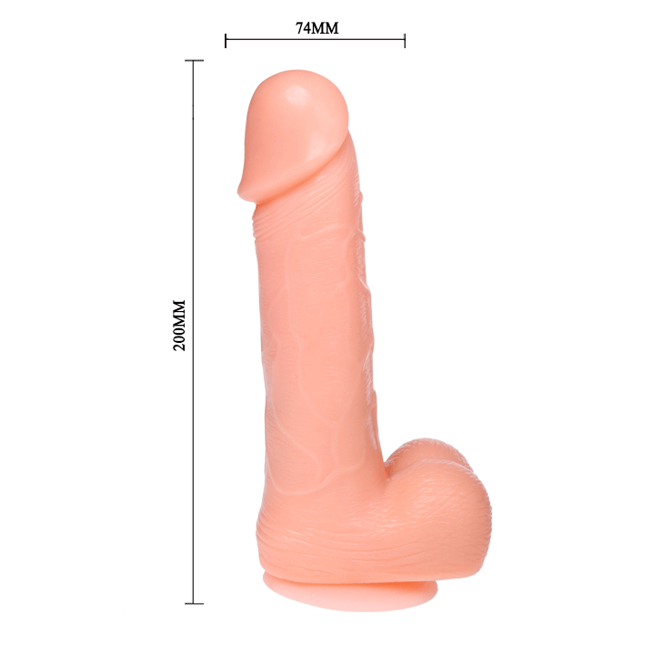 baile dildo dong realistico vibrazione e rotazione 20 cm