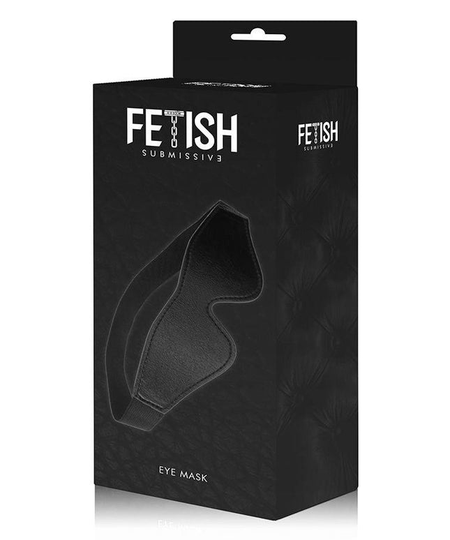 fetish submissive maschera vegana in pelle con fodera in noprene