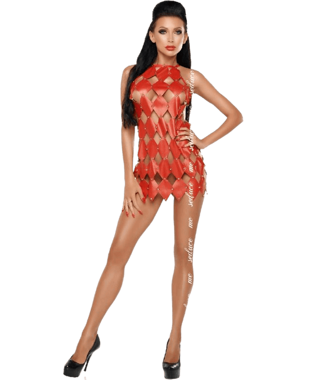 me seduce gwen vestito schiena nuda rosso s m