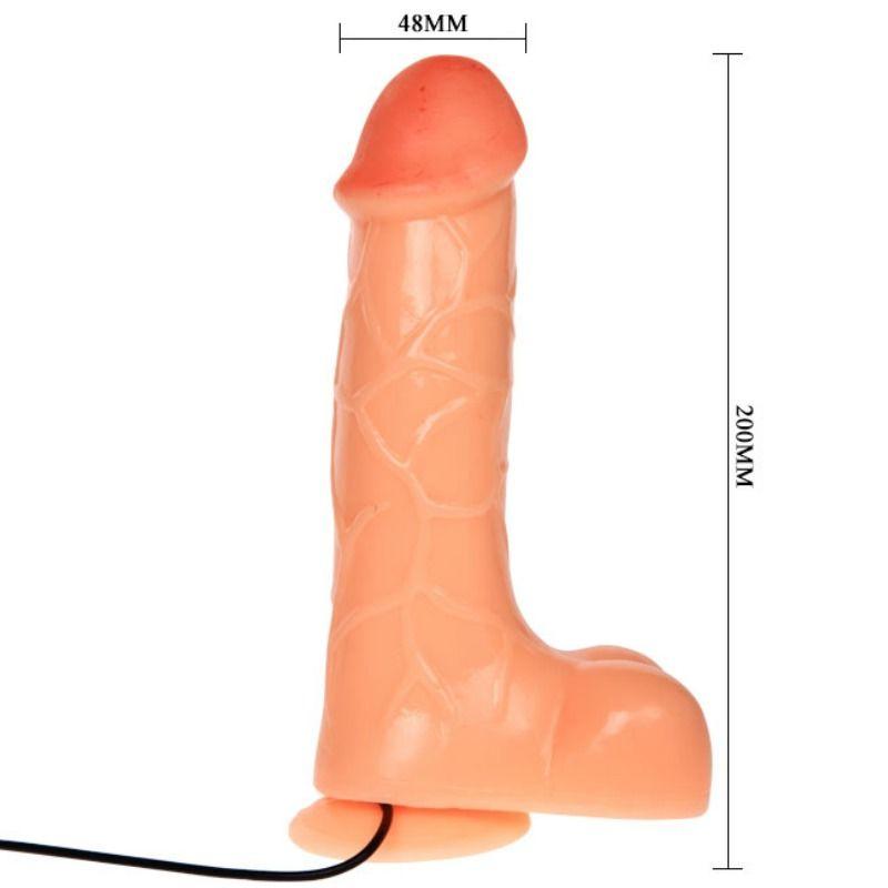 baile vibratore dildo realistico intrepid imperatore 20 cm