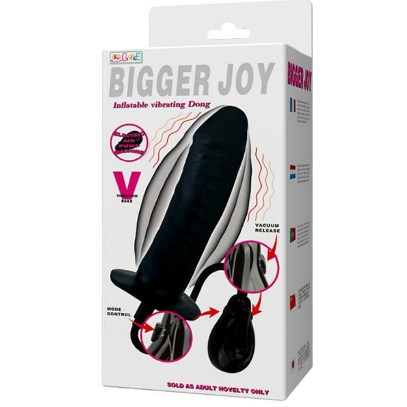 baile dildo gonfiabile bigger joy con vibrazione 16 cm