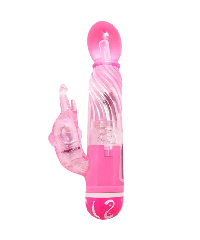 baile vibratore multivelocit con stimolatore rosa