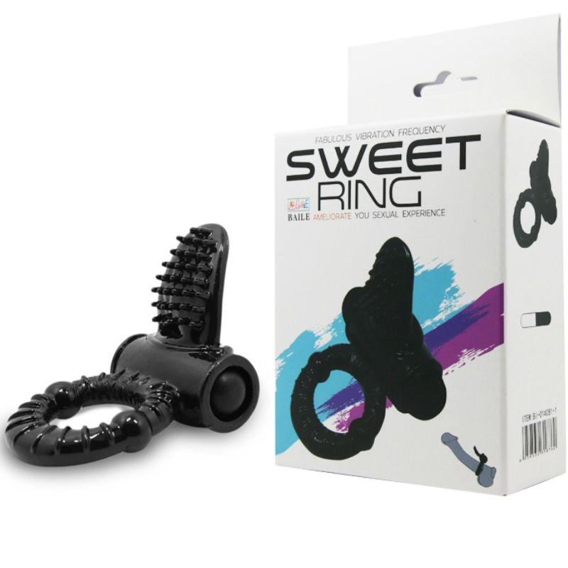 baile anello vibrante sweet ring con coniglio strutturato