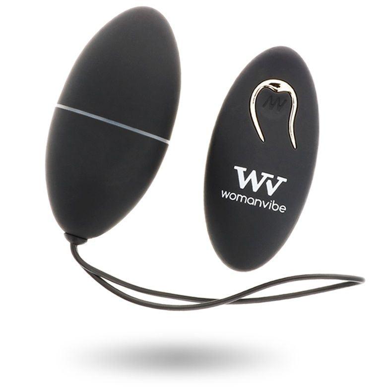 WOMANVIBE - ALSAN EGG TELECOMANDO NERO SILICONE NERO - Only Vibes