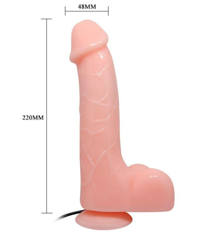 baile vibratore realistico naturale barbara 22 cm