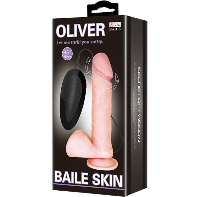 baile vibratore realistico oliver con funzione di rotazione