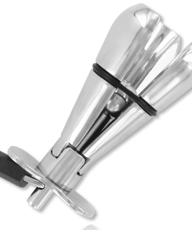 metal hard plug anale con serratura