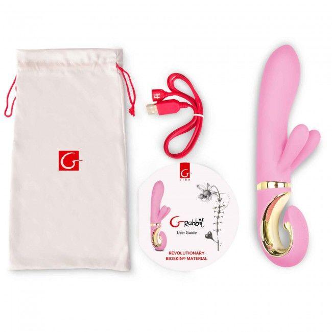 g vibe vibratore coniglietto rampante g rabbit rosa