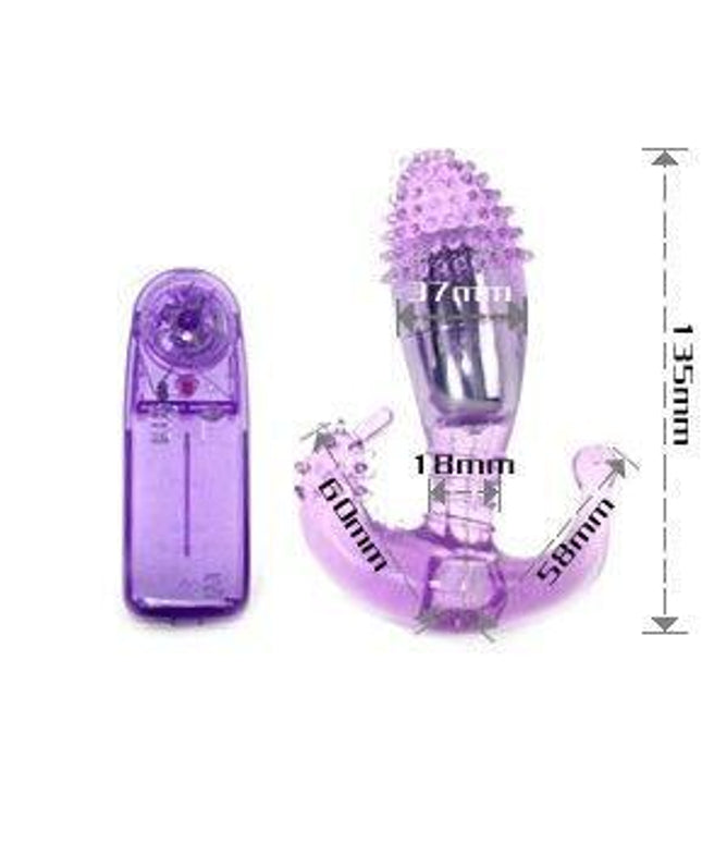 BAILE - STIMOLATORE VAGINALE E ANALE LILLA CON VIBRAZIONE - Only Vibes