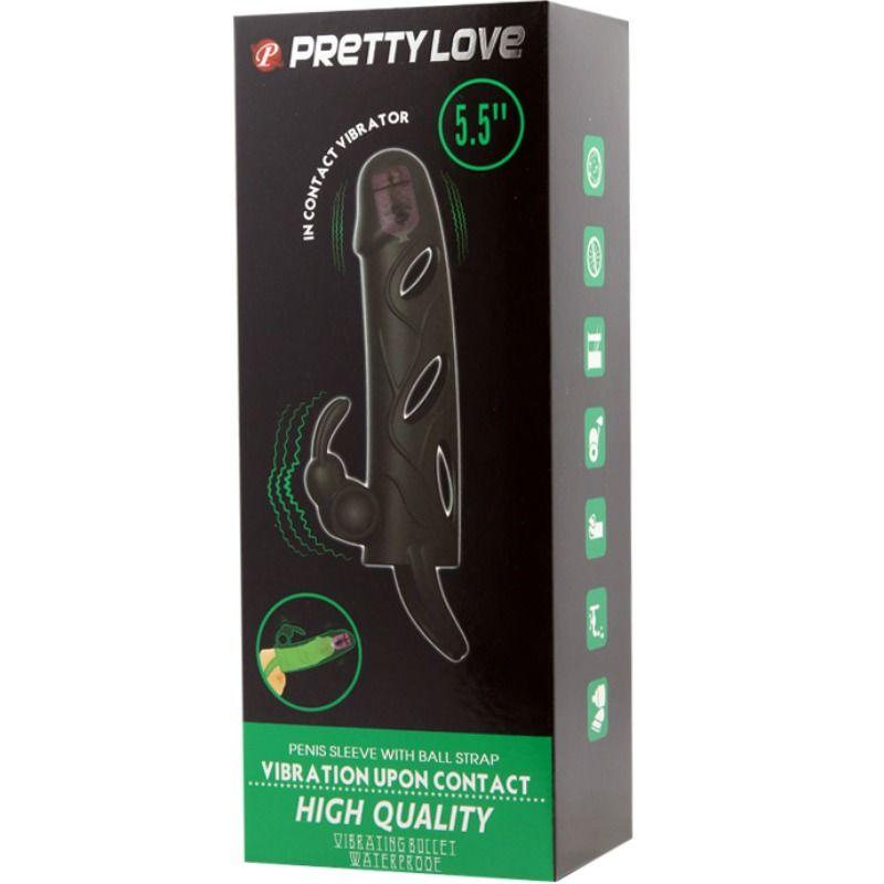 pretty love copertura in silicone con vibrazione 14 cm 2 0