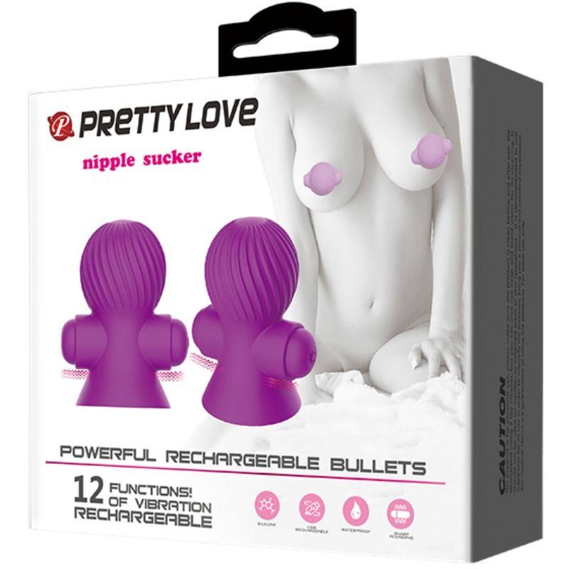 pretty love stimolatore del capezzolo 12 modalit di vibrazione lilla