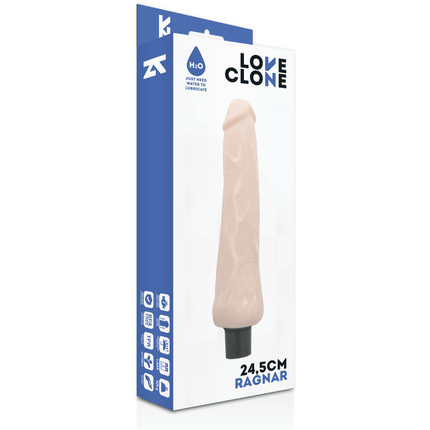 loveclone vibratore autolubrificante ragnar 24 5 cm o 3 5 cm