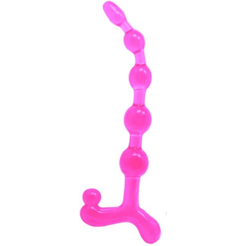 baile sfere anal rosa flessibili twist