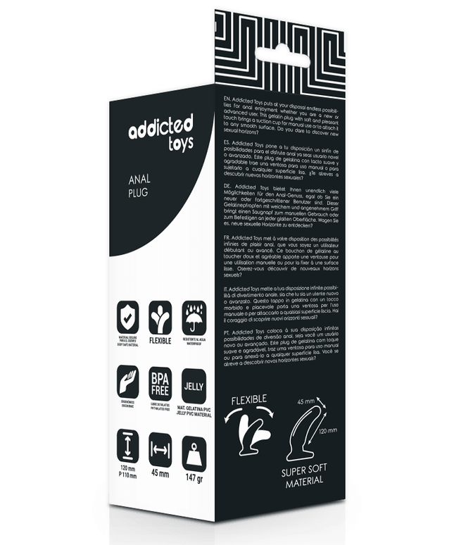 addicted toys spot anale 12 cm