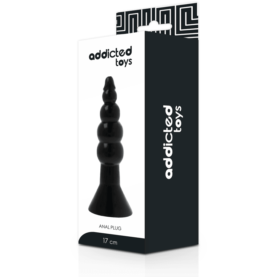 addicted toys plug anale 17 cm nero