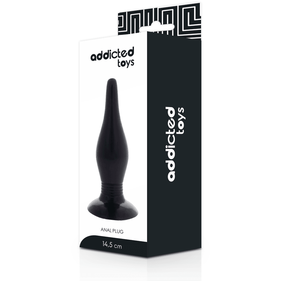 addicted toys plug anale 14 5 cm nero