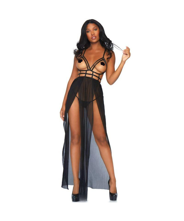 leg avenue cage maxi abito e perizoma s m
