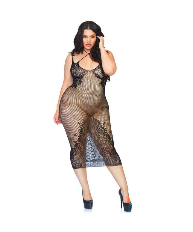 leg avenue abito con doppia cinturina 1x 2x