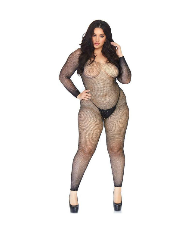 leg avenue calza body a rete cristallizzata 1x 2x