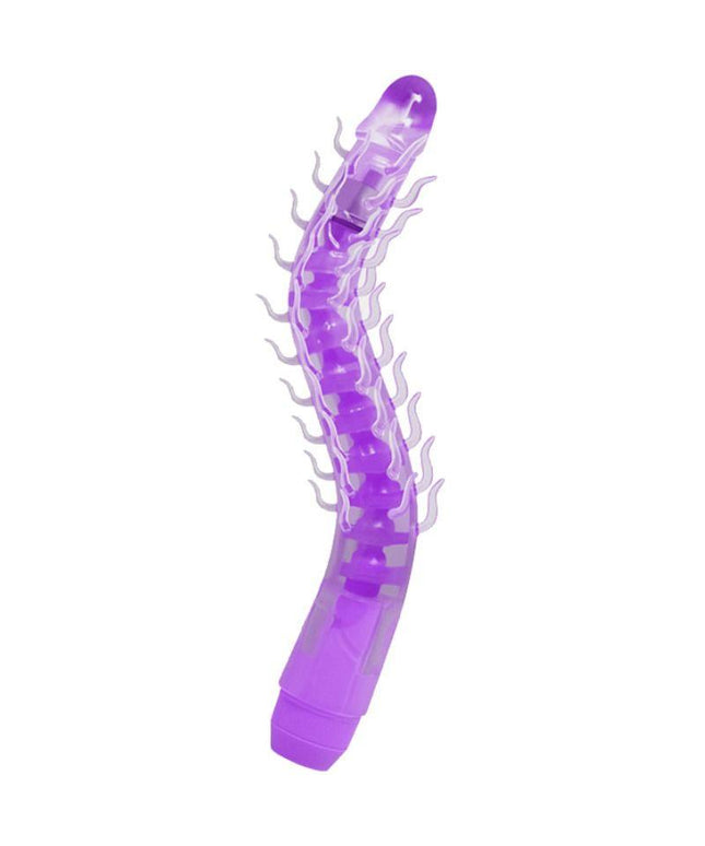 baile dildo vibrante flessibile sensual spine flexi vibe lilla 23 5 cm