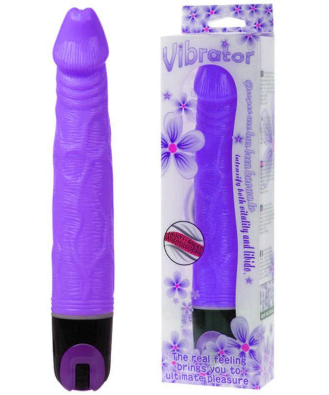 baile vibratore da ballo multispeed 21 5 cm viola