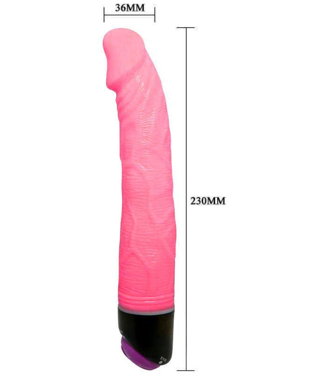 baile adour club vibratore realistico 23 cm rosa