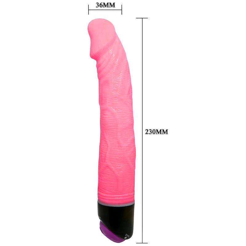 baile adour club vibratore realistico 23 cm rosa