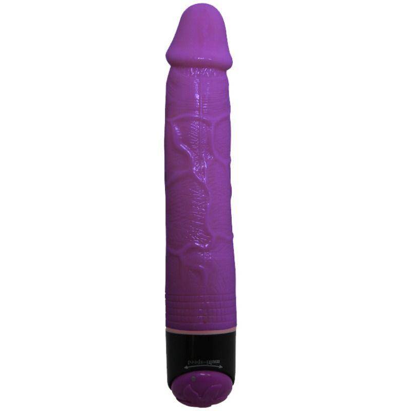 baile vibratore realistico sex colorato lilla 23 cm