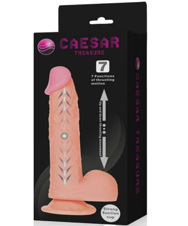 baile funzione up down del dildo realistico del tesoro di caesar