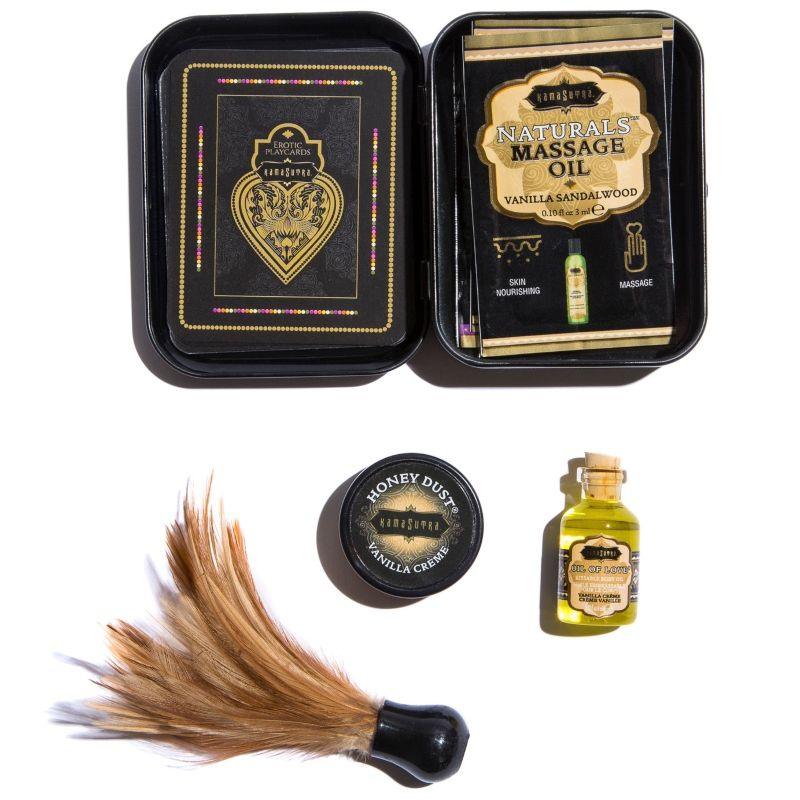 kamasutra weekender tin kit crema vaniglia vaniglia