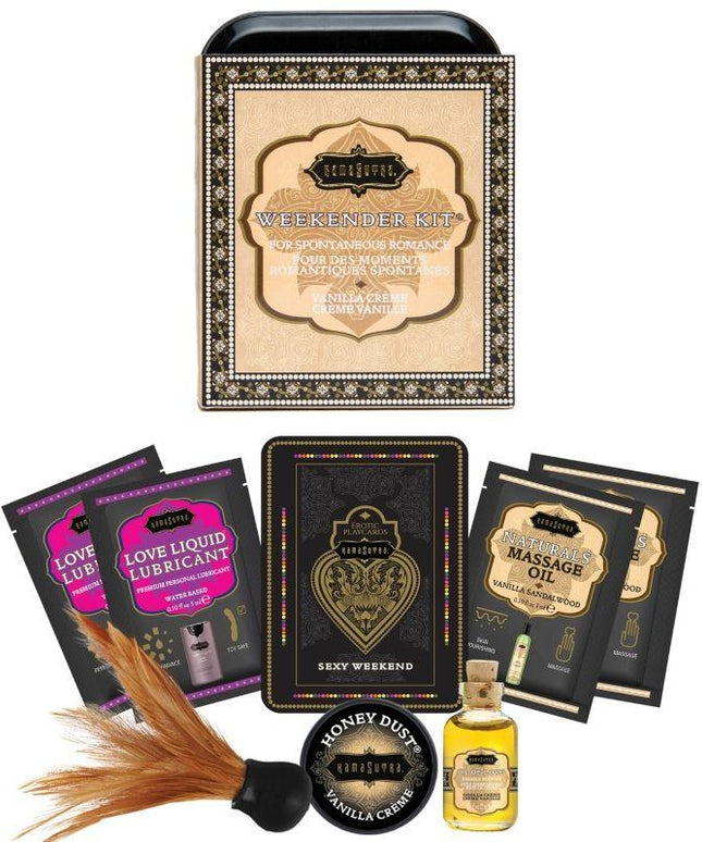 kamasutra weekender tin kit crema vaniglia vaniglia