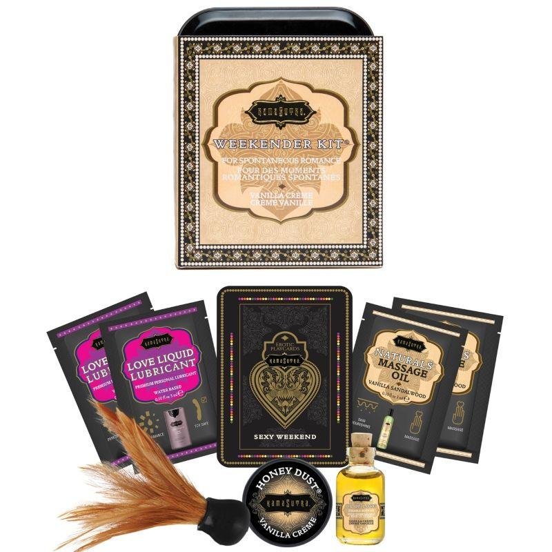 kamasutra weekender tin kit crema vaniglia vaniglia