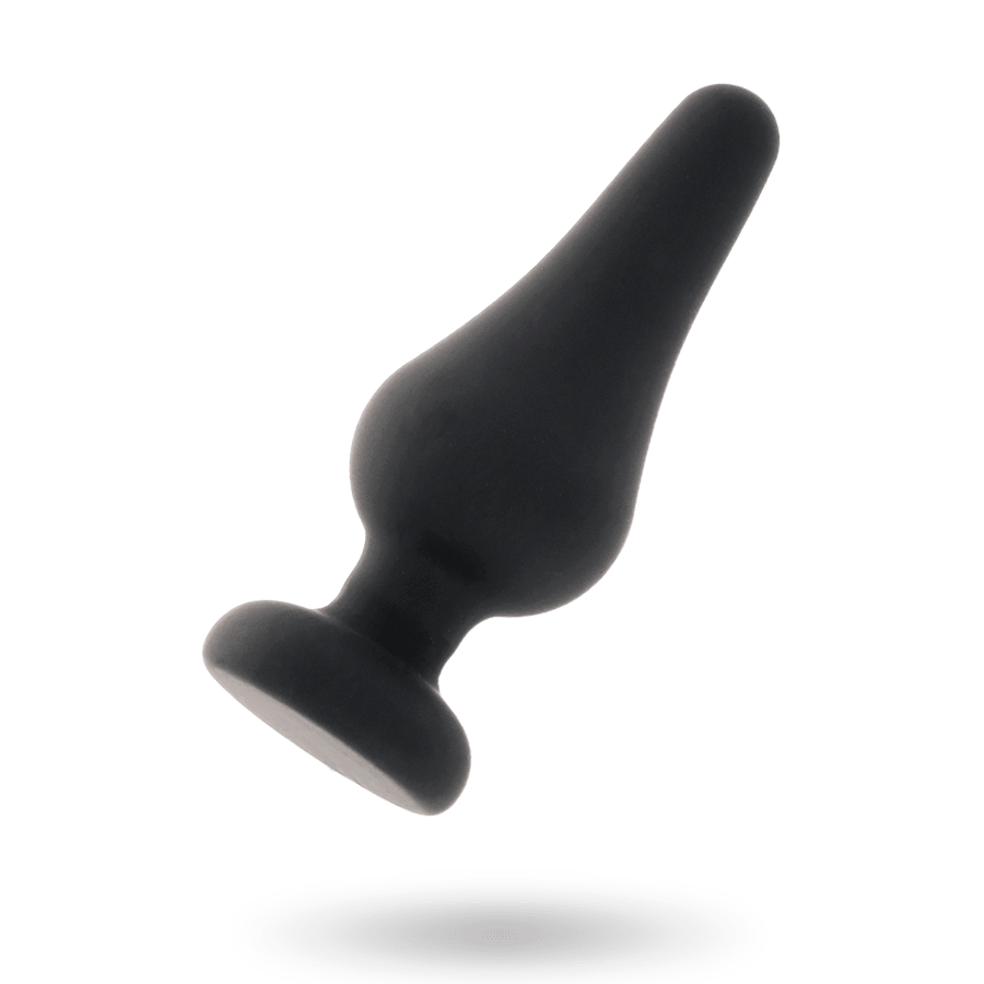 INTENSE - PLUG ANALE PIPO S SILICONE NERO 9,8 CM - Only Vibes