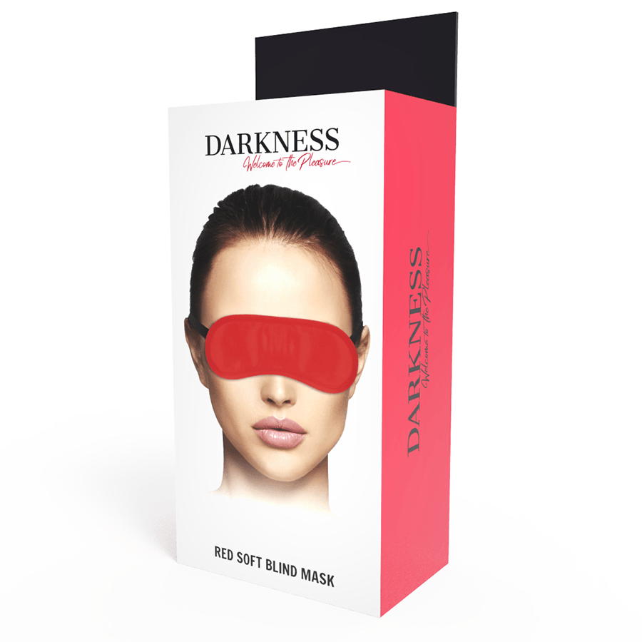 darkness maschera rossa liscia