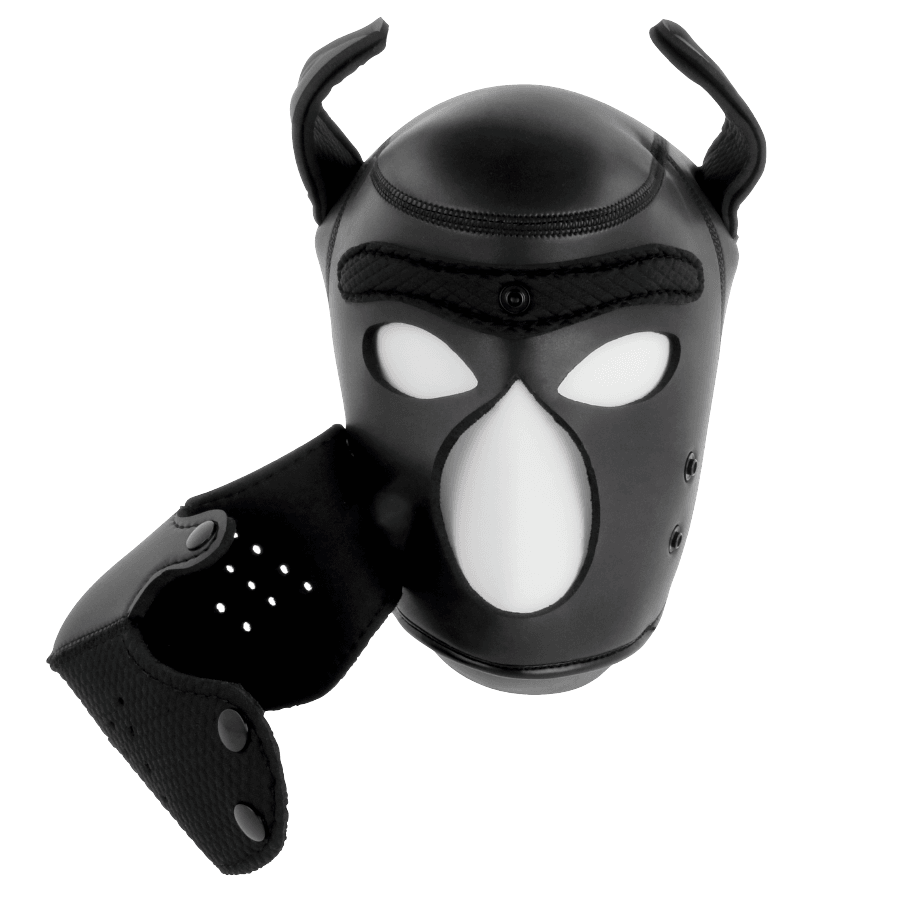 darkness maschera per cani in neoprene con muserola rimovibile m