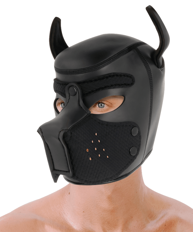 darkness maschera per cani in neoprene con muserola rimovibile m