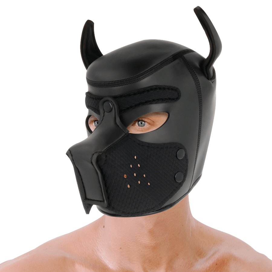 darkness maschera per cani in neoprene con muserola rimovibile m