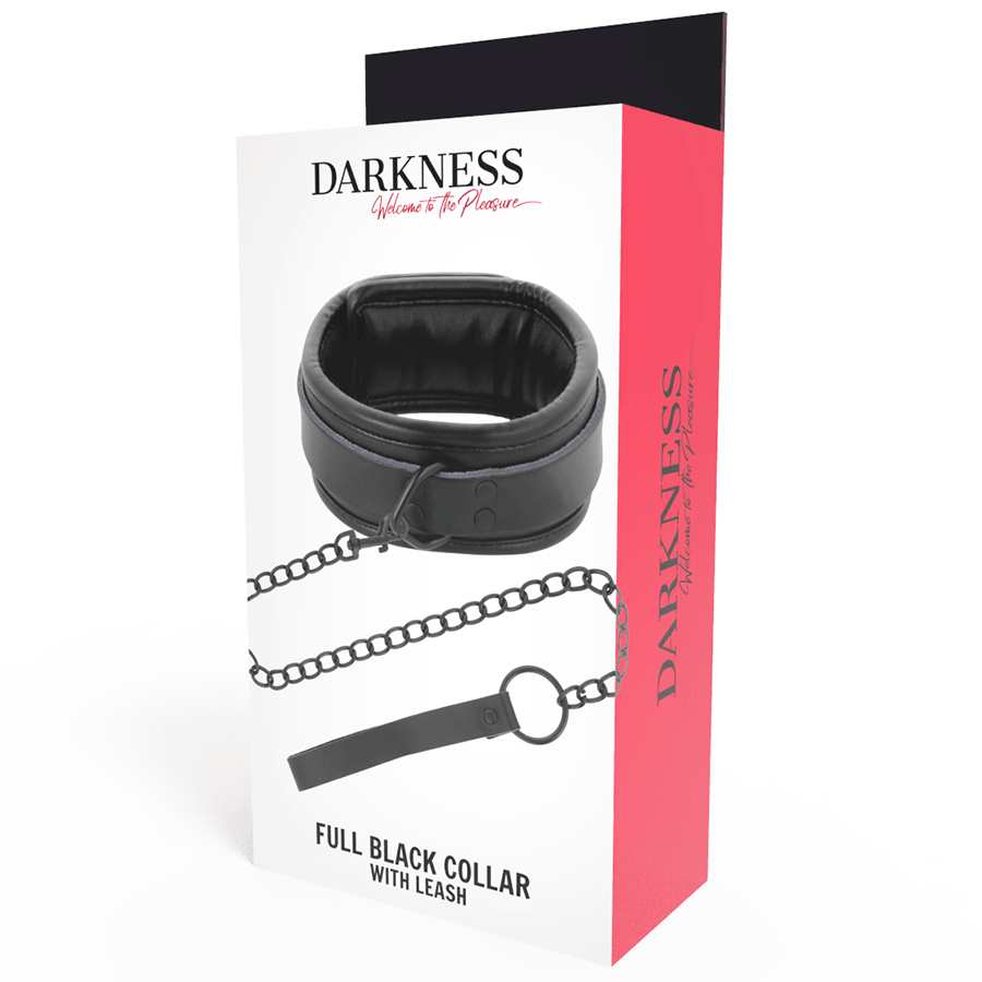 darkness collana nera con catena