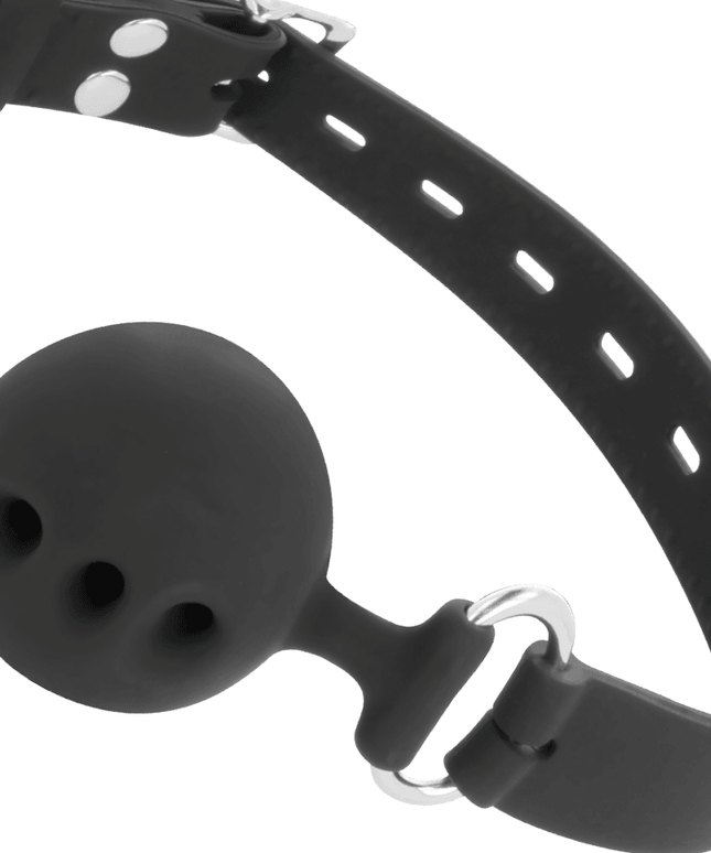 darkness bavaglino in silicone traspirante nero