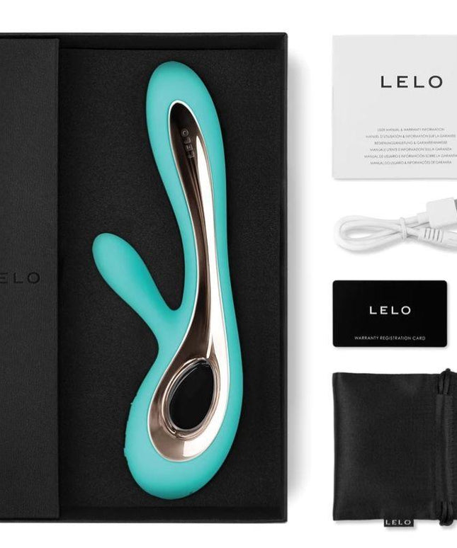 lelo vibratore soraya 2 rabbit aqua