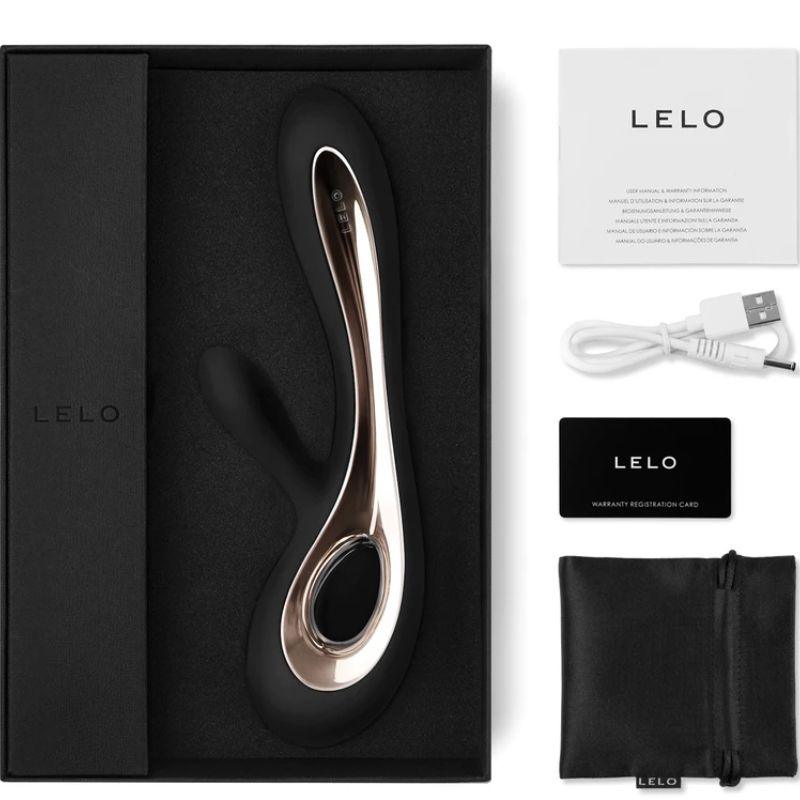 lelo vibratore coniglio nero soraya 2