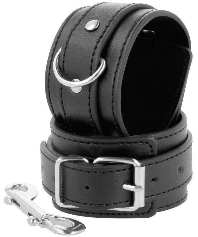 darkness manette nere regolabili con doppio nastro di rinforzo