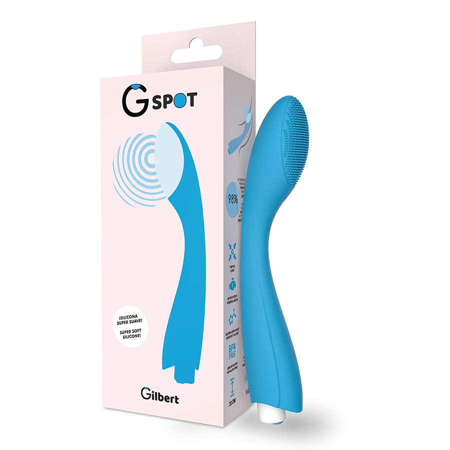 g spot vibratore gylbert blu turchese